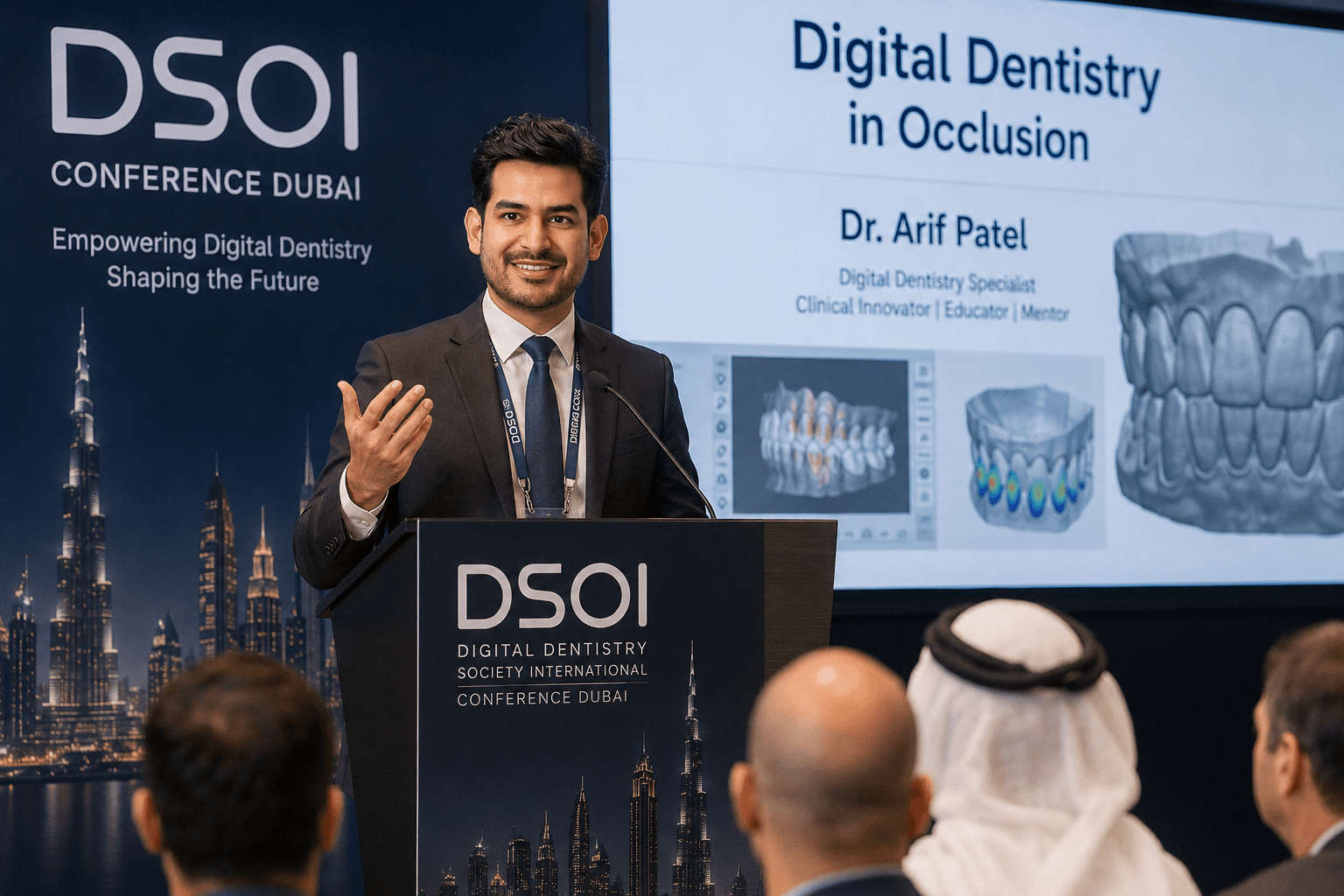 Dr. Arif Patel Delivers Groundbreaking Lecture on Digital Dentistry in Occlusion at DSOI Conference Dubai
