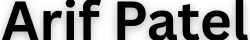 Arif Patel Logo Black